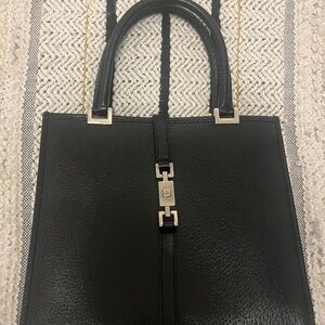 Gucci black leather bag vintage 2000